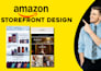 do premium amazon storefront design and amazon brand store